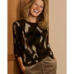 Pull jacquard motif animalier thermolactyl