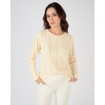 Pull maille ajourée et reliéfée Pull maille ajourée et reliéfée