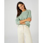 Pull en maille perlée torsadé thermolactyl Pull en maille perlée torsadé thermolactyl