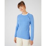 Pull mlange alpaga col broderie anglaise