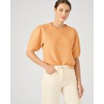 Pull ray ajour maille ottoman