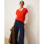 Pull sans manches maille perl�e thermolactyl