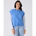 Pull sans manches toucher doux