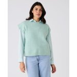 Pull sans manches toucher doux