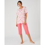 Pyjacourt maille jersey graphique pur coton peign