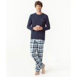 Pyjama bimatière, pantalon à carreaux Pyjama bimatière, pantalon à carreaux