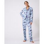 Pyjama boutonn� tissu satin�