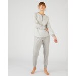 Pyjama manches longues maille duveteuse thermolactyl