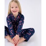 Pyjama de noël enfant en maille jersey pur coton Pyjama de noël enfant en maille jersey pur coton
