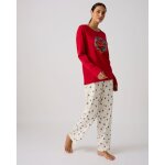 Pyjama de no�l en maille jersey pur coton peign�