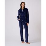 Pyjama thermolactyl en velours c�tel� et emboss�