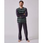 Pyjama velours ray� m�lange coton