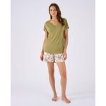 Pyjashort col dentelle