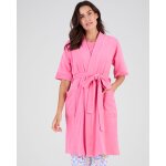 Robe de chambre forme kimono, maille bouclette