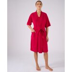 Robe de chambre forme kimono, maille bouclette