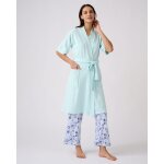 Robe de chambre forme kimono, maille bouclette