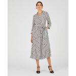 Robe crpe imprim graphique