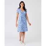 Robe effet cache - coeur viscose stretch