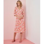 Robe d't en crpe imprim