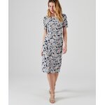 Robe fleurie en maille