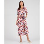 Robe imprim graphique pure viscose