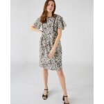 Robe imprimée en lin mélangé Robe imprimée en lin mélangé