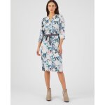 Robe imprime en maille chaude