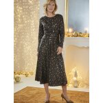Robe imprime en maille fantaisie