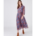 Robe longue fleurie en voile