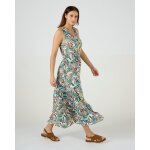 Robe longue maille  volants