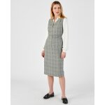 Robe sans manches  carreaux zippe