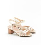 Sandales  talon, effet multi brides