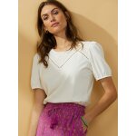 T - shirt empicement broderie anglaise
