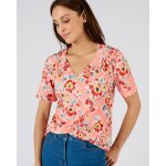 T - shirt fleuri viscose stretch