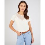 T - shirt d�tail macram�