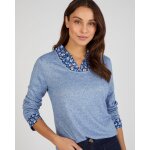 T - shirt maille chaude effet 2 en 1