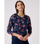 T - shirt maille chaude imprim� v�g�tal