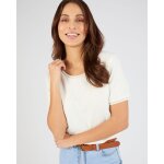 T - shirt maille jacquard reli�f�e