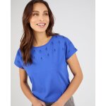 T - shirt maille jersey brod�e