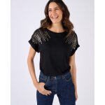 T - shirt maille jersey à sequins T - shirt maille jersey à sequins