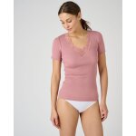 T - shirt manches courtes, maille ajoure thermolactyl