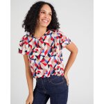 T - shirt manches courtes papillon
