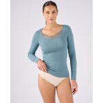 T - shirt manches longues fine c�te guipure thermolactyl