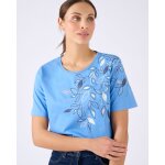 T - shirt motif feuilles plac�