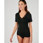 T - shirt thermolactyl manches courtes dentelle, effet relaxant