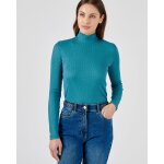 Sous - pull col montant maille côtelée labellisée thermolactyl et soie Sous - pull col montant maille côtelée labellisée thermolactyl et soie