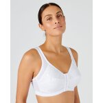 Soutien - gorge ouvert devant, avec renfort dos