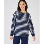 Sweat - shirt ray bandes contrastantes