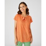 Tee - shirt bi - matire  motifs brillants, manches courtes