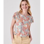 Tee - shirt col bateau toucher frais